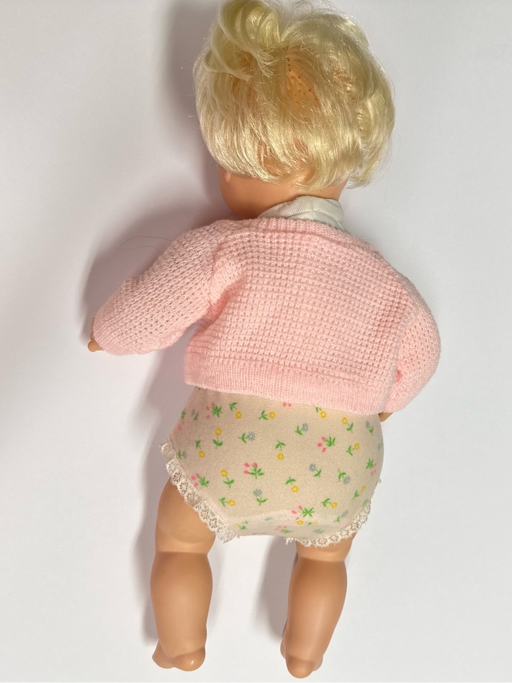 Vintage 1977 Fisher Price My Baby Beth #209 Doll Baby Toy with Pink Sweater READ - Picture 6 of 16